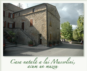 Casa natală a lui Mussolini, acum un muzeu